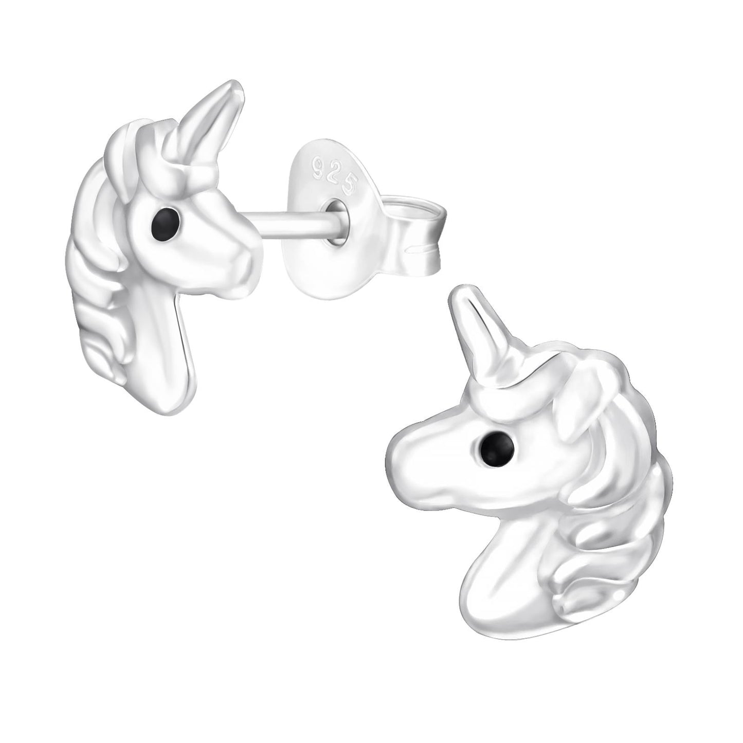 Mädchen Ohrringe Einhorn aus 925 Silber