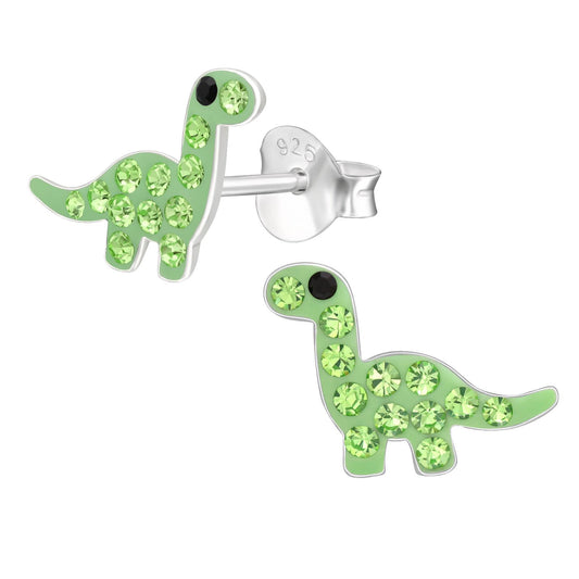 Jungen Ohrringe Dinosaurier aus 925 Silber