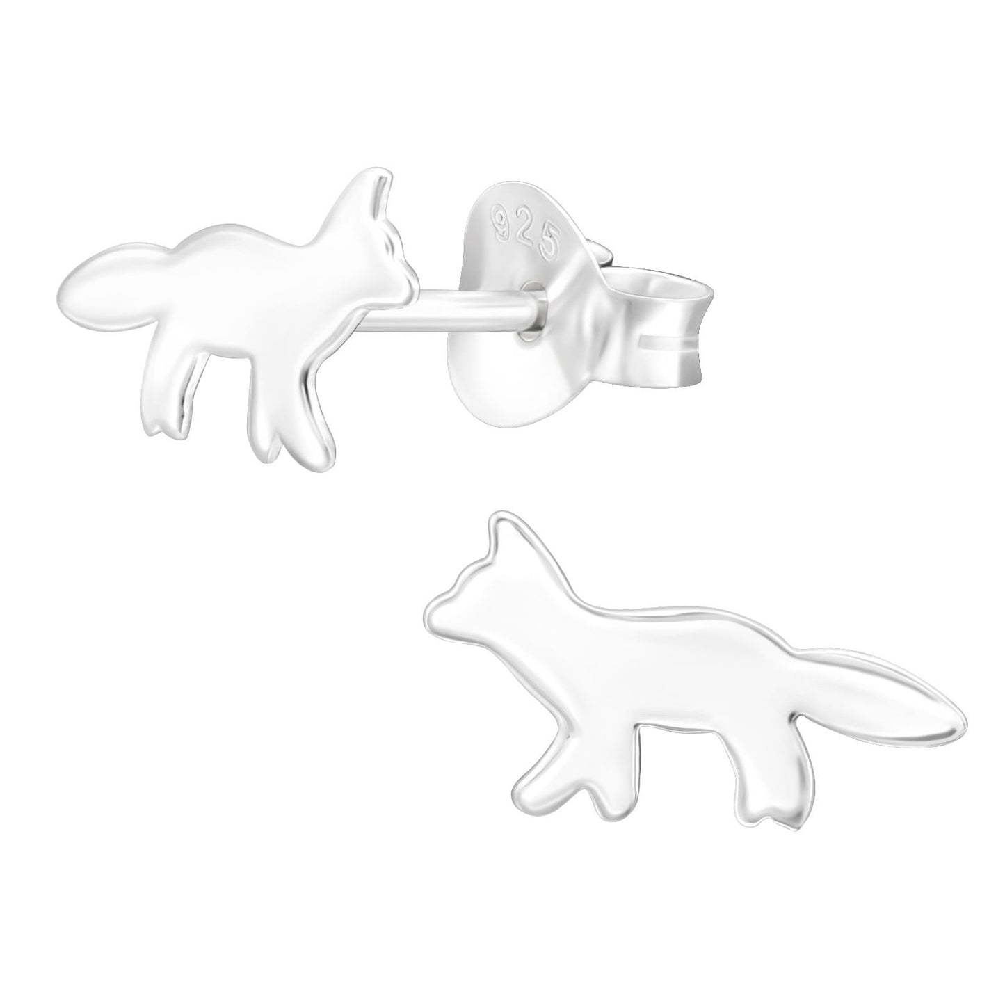 Kinder Ohrringe Fuchs aus 925 Silber
