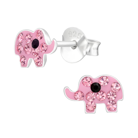 Kinder Ohrringe Elefant aus 925 Silber