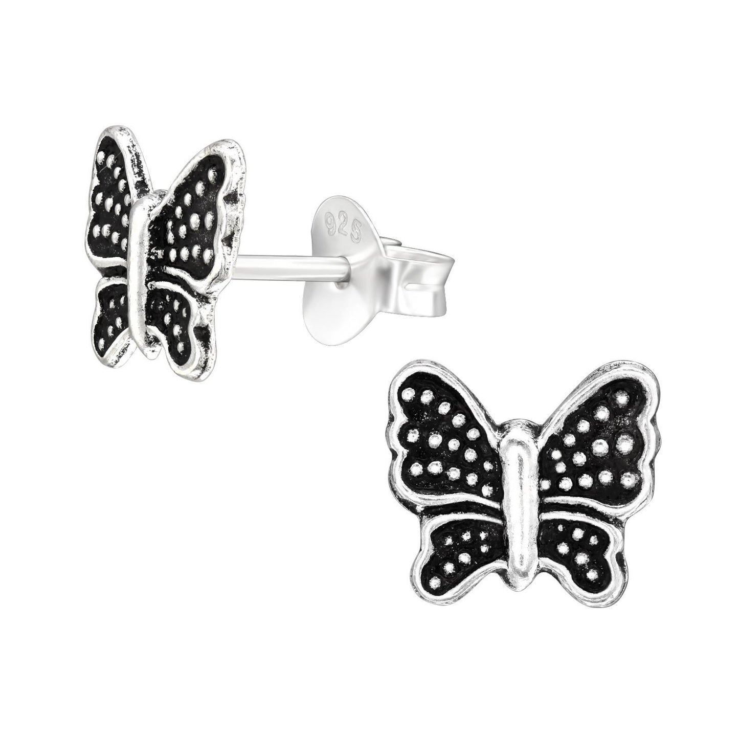 Mädchen Ohrringe Schmetterling aus 925 Silber