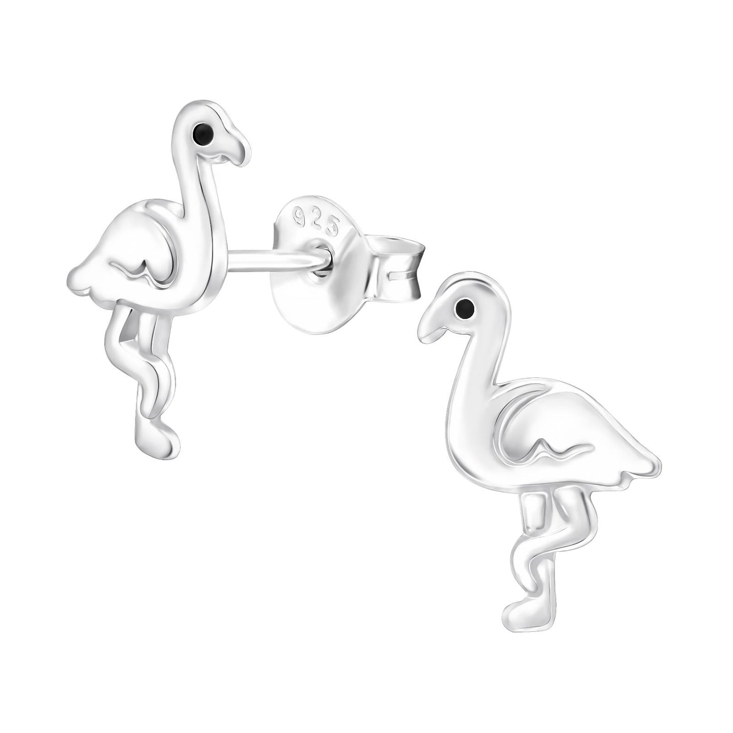 Kinder Ohrringe Flamingo aus 925 Silber