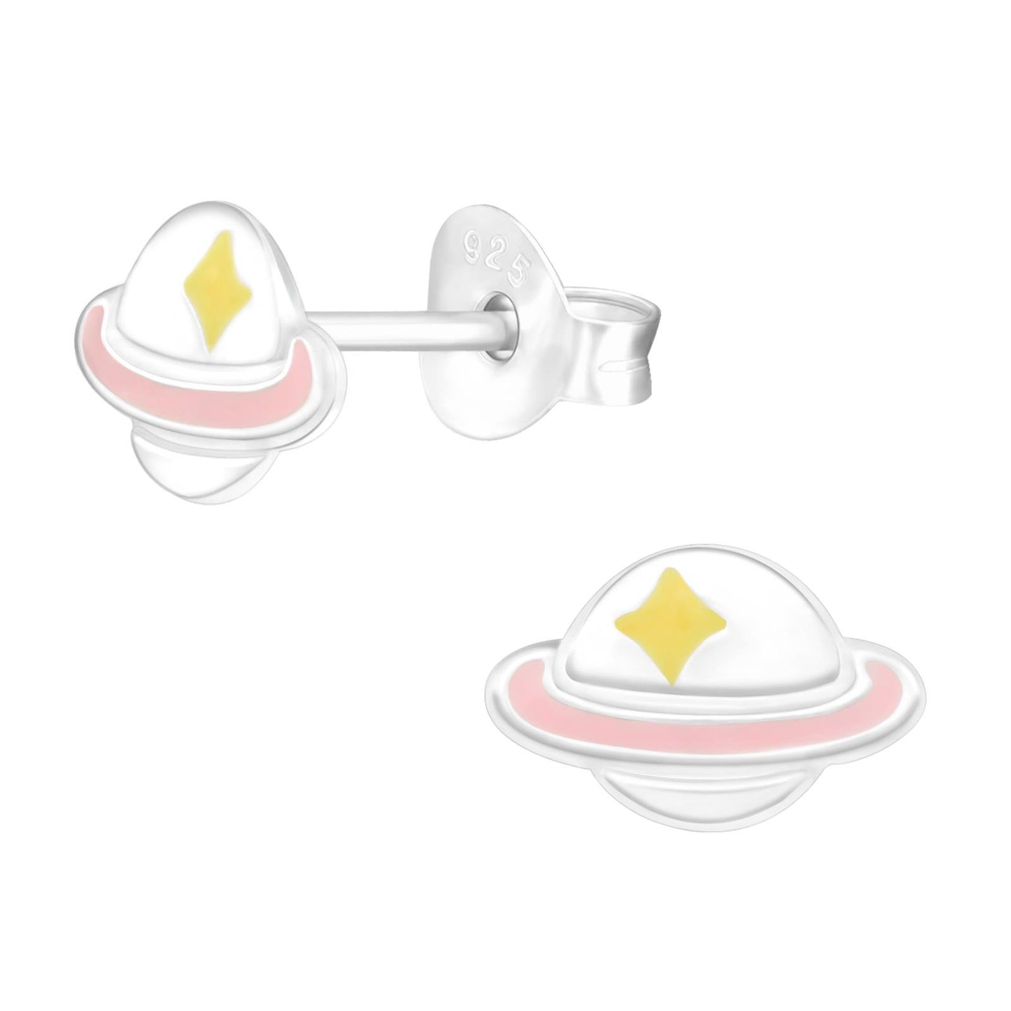 Kinder Ohrringe Saturn aus 925 Silber