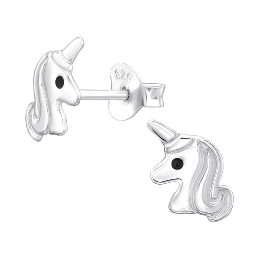 Mädchen Ohrringe Einhorn aus 925 Silber