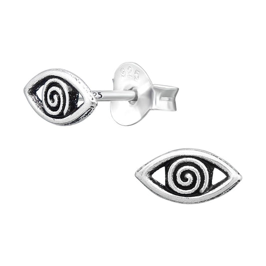 Kinder Ohrringe Evil Eye aus 925 Silber