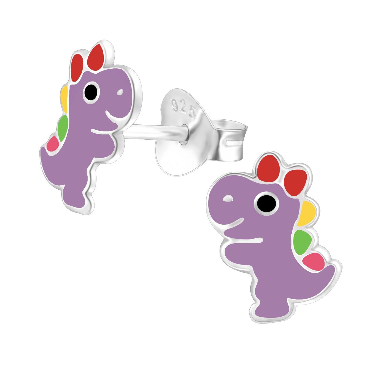 Jungen Ohrringe Dinosaurier aus 925 Silber