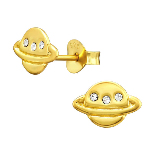 Kinder Ohrringe Saturn aus 925 Silber