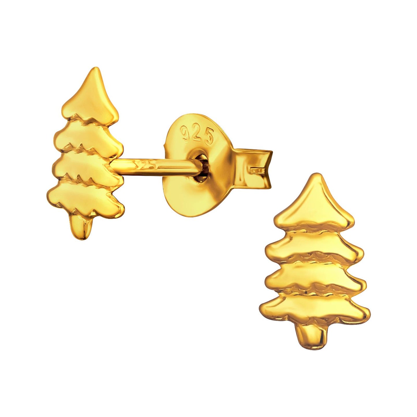 Kinder Ohrringe Weihnachtsbaum aus 925 Silber