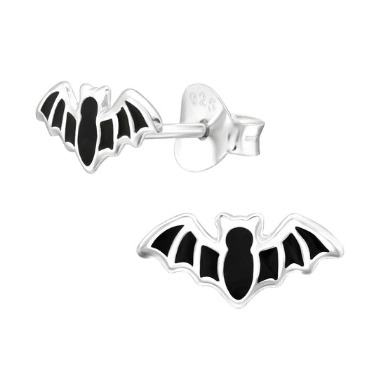 Children's bat earrings made of 925 silver