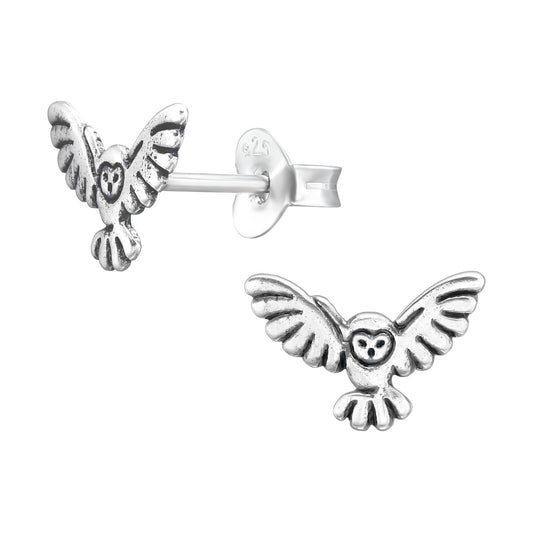Mädchen Ohrringe Eule aus 925 Silber