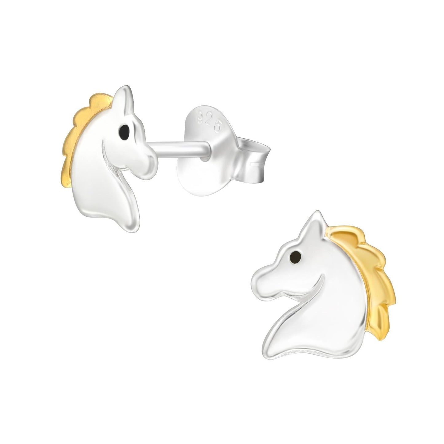 Mädchen Ohrringe Pferd aus 925 Silber