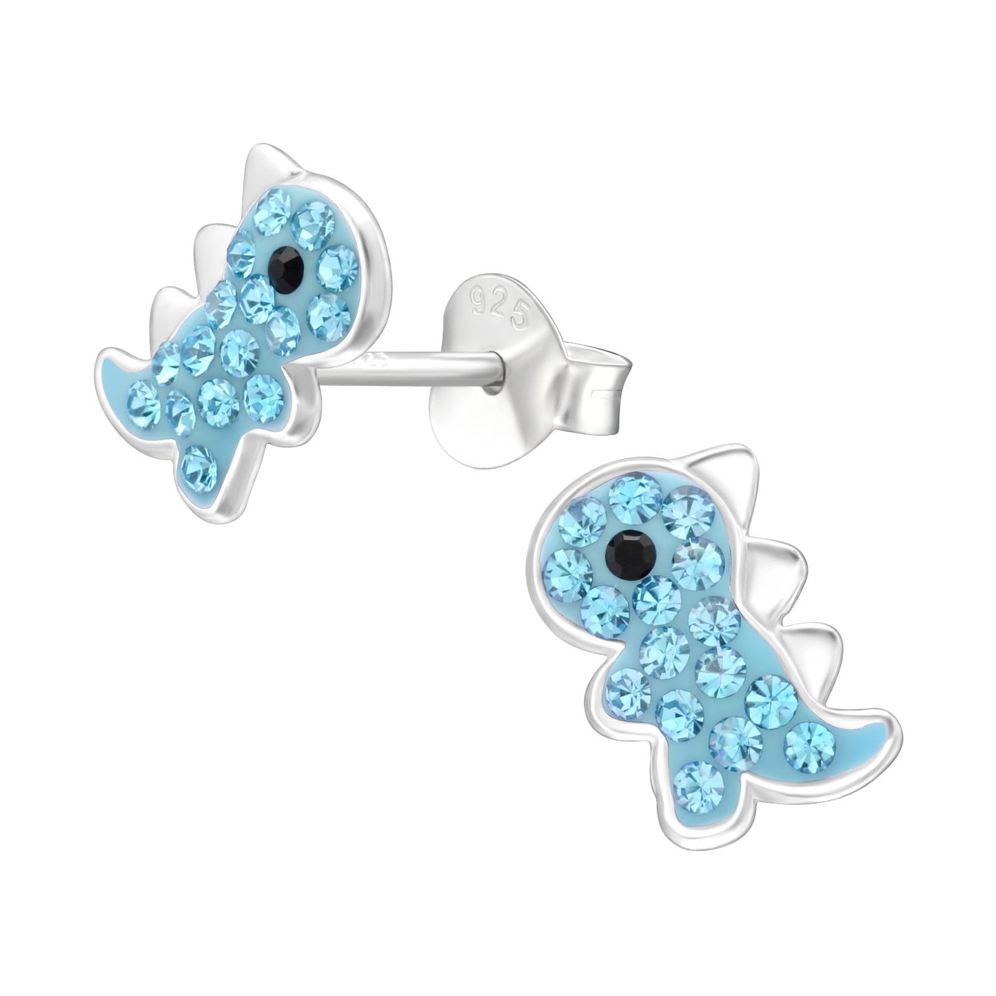 Jungen Ohrringe Dinosaurier aus 925 Silber