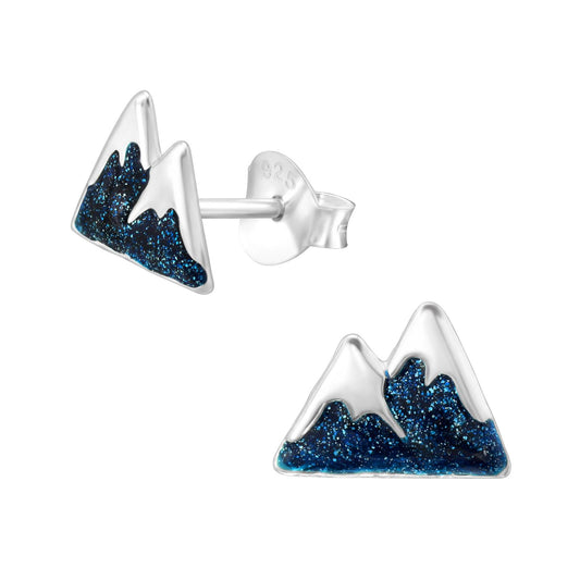 Children's Mountain Earrings made of 925 silver