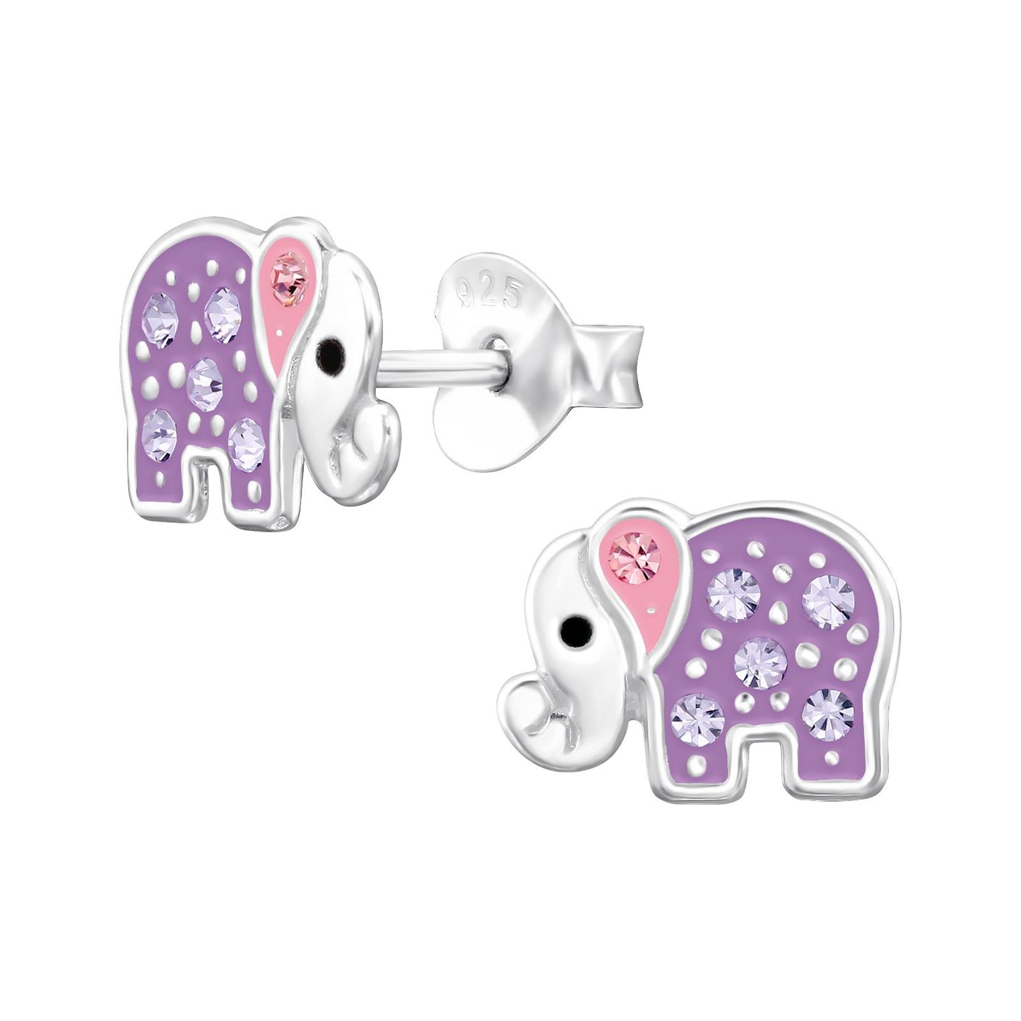 Kinder Ohrringe Elefant aus 925 Silber