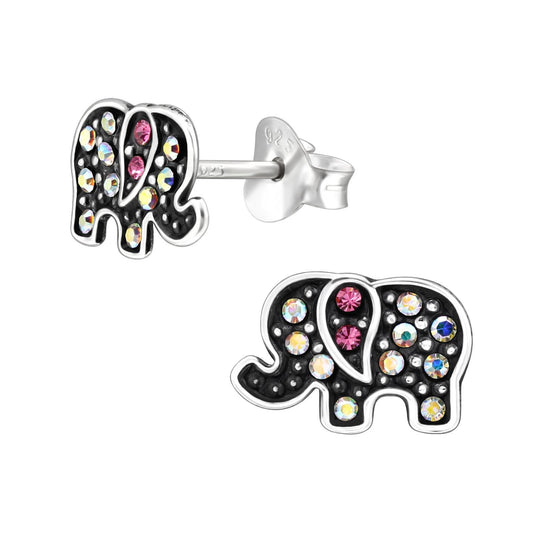 Kinder Ohrringe Elefant aus 925 Silber