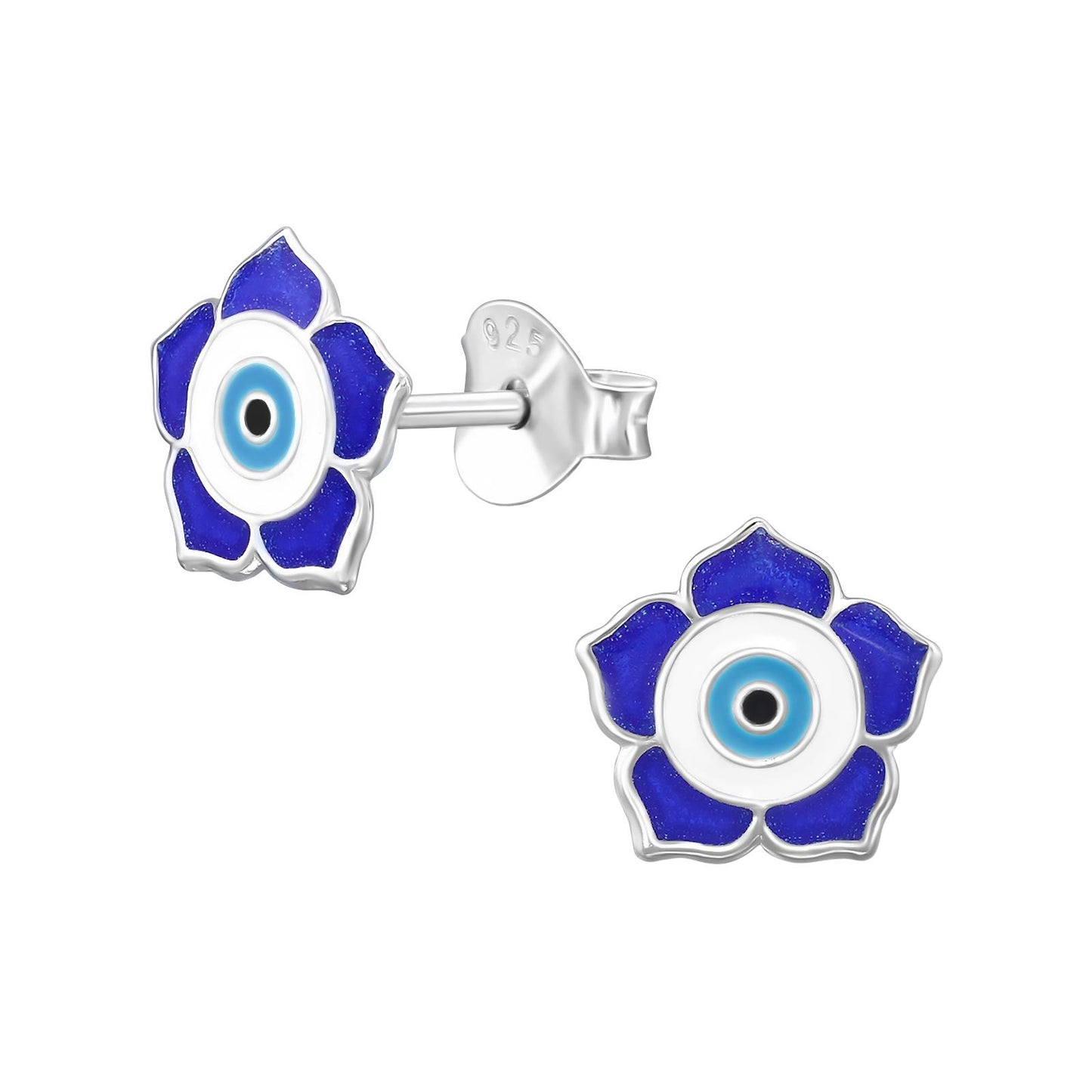 Mädchen Ohrringe Blume aus 925 Silber