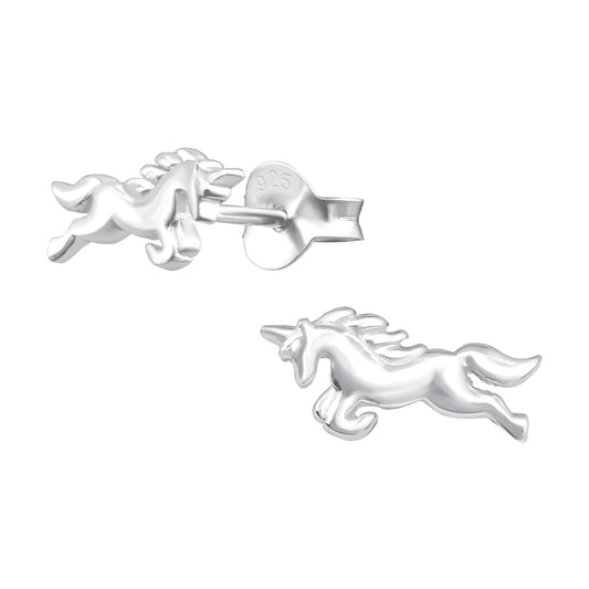 Mädchen Ohrringe Einhorn aus 925 Silber