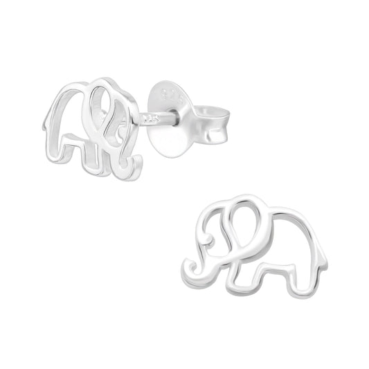 Kinder Ohrringe Elefant aus 925 Silber