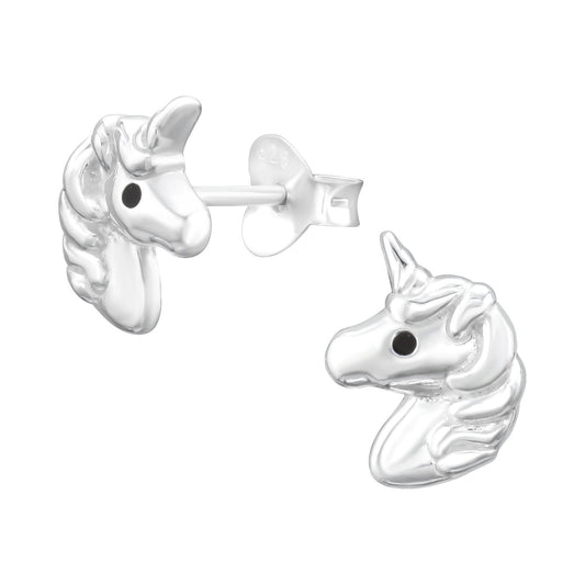 Girls' Unicorn Earrings made of 925 Silver