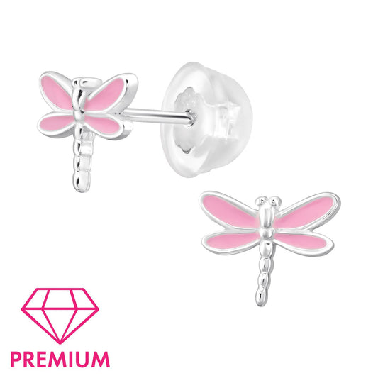 Kinder Ohrringe Dragonfly aus 925 Silber
