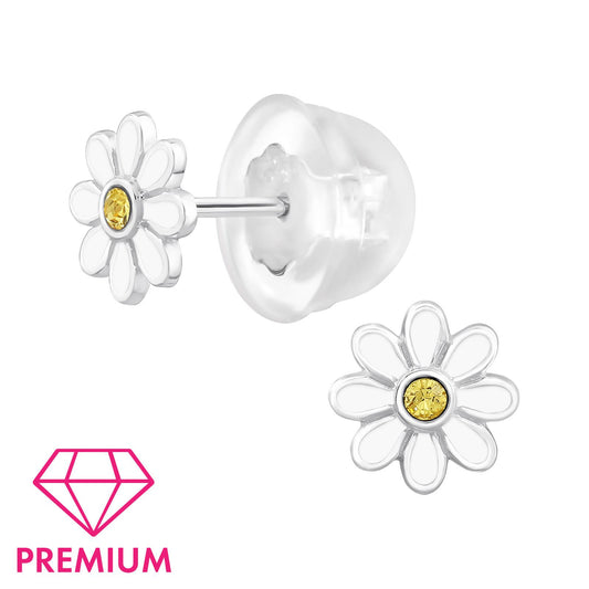 Mädchen Ohrringe Blumen aus 925 Silber