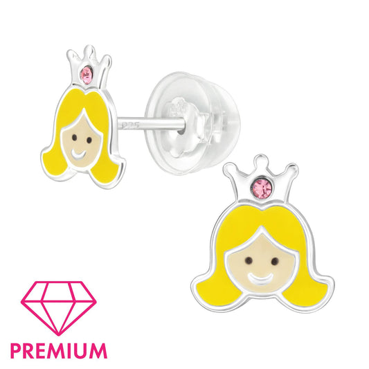 Mädchen Ohrringe Prinzessin aus 925 Silber