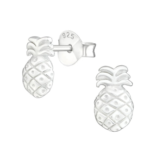 Kinder Ohrringe Ananas aus 925 Silber