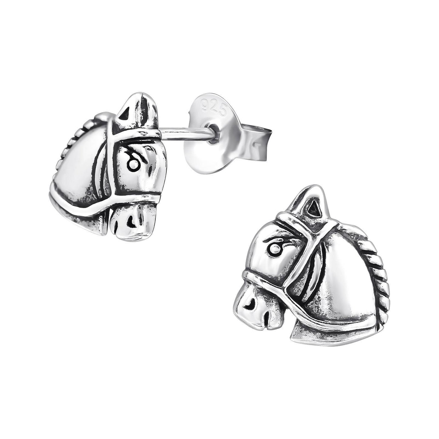 Mädchen Ohrringe Pferd aus 925 Silber