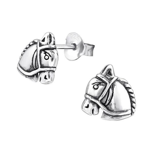 Mädchen Ohrringe Pferd aus 925 Silber