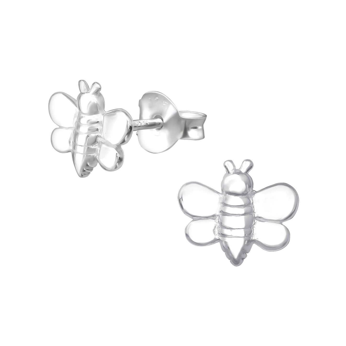 Kinder Ohrringe Biene aus 925 Silber