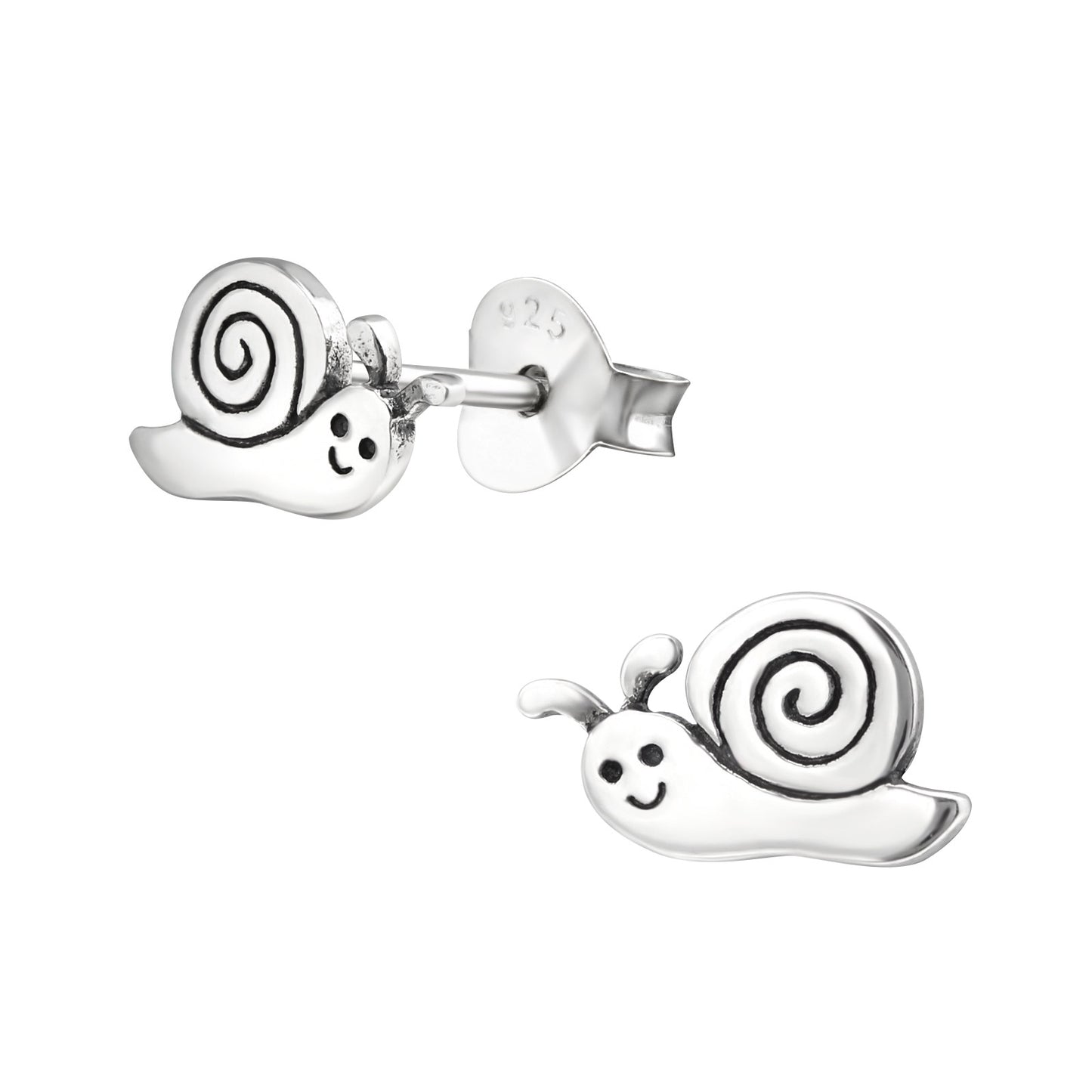 Kinder Ohrringe Schnecke aus 925 Silber