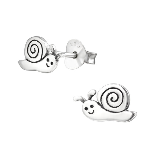 Kinder Ohrringe Schnecke aus 925 Silber