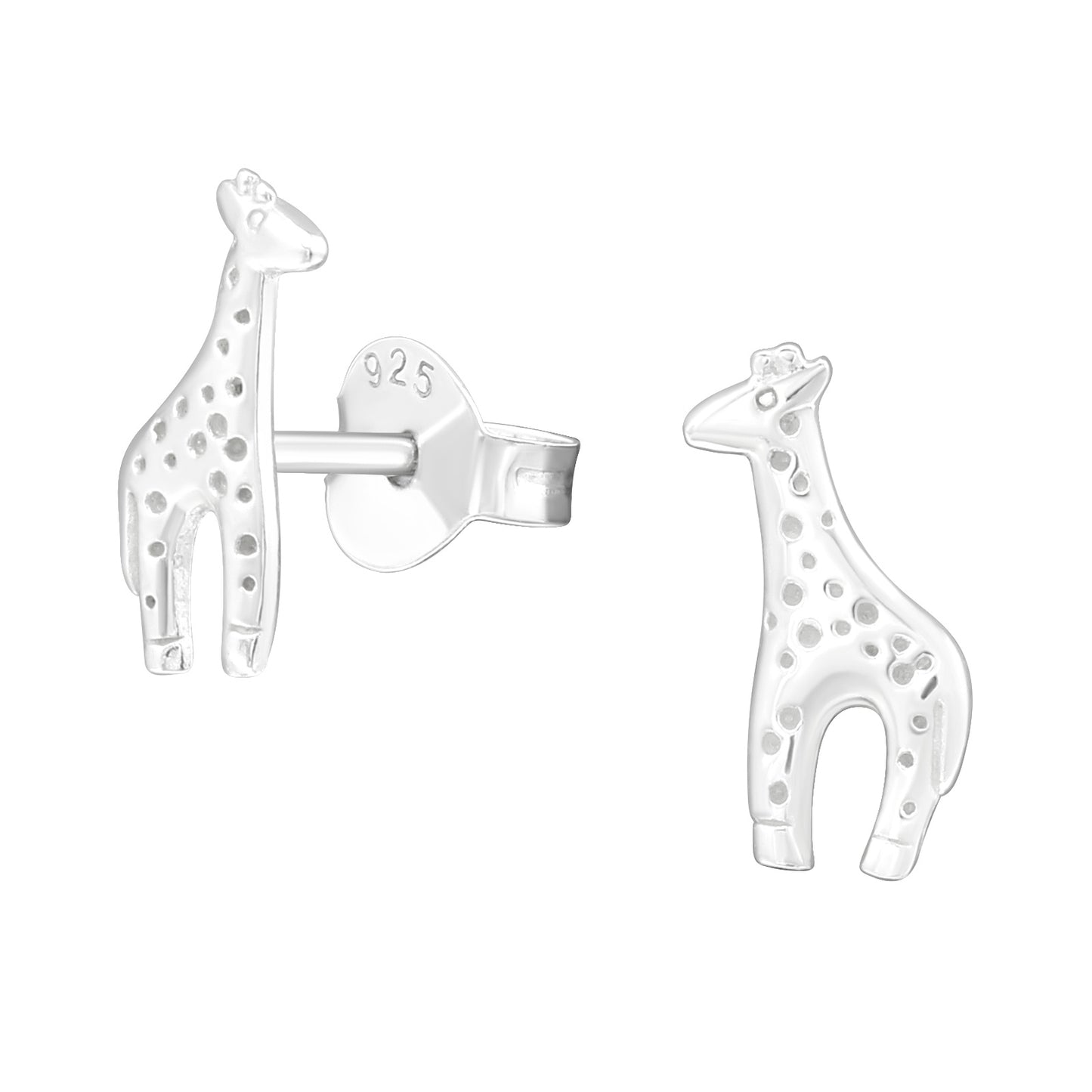 Kinder Ohrringe Giraffe aus 925 Silber