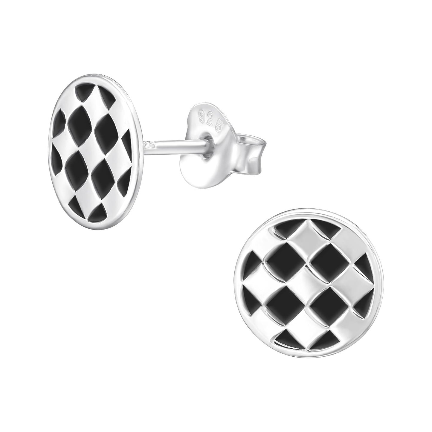 Jungen Ohrringe Fußball aus 925 Silber