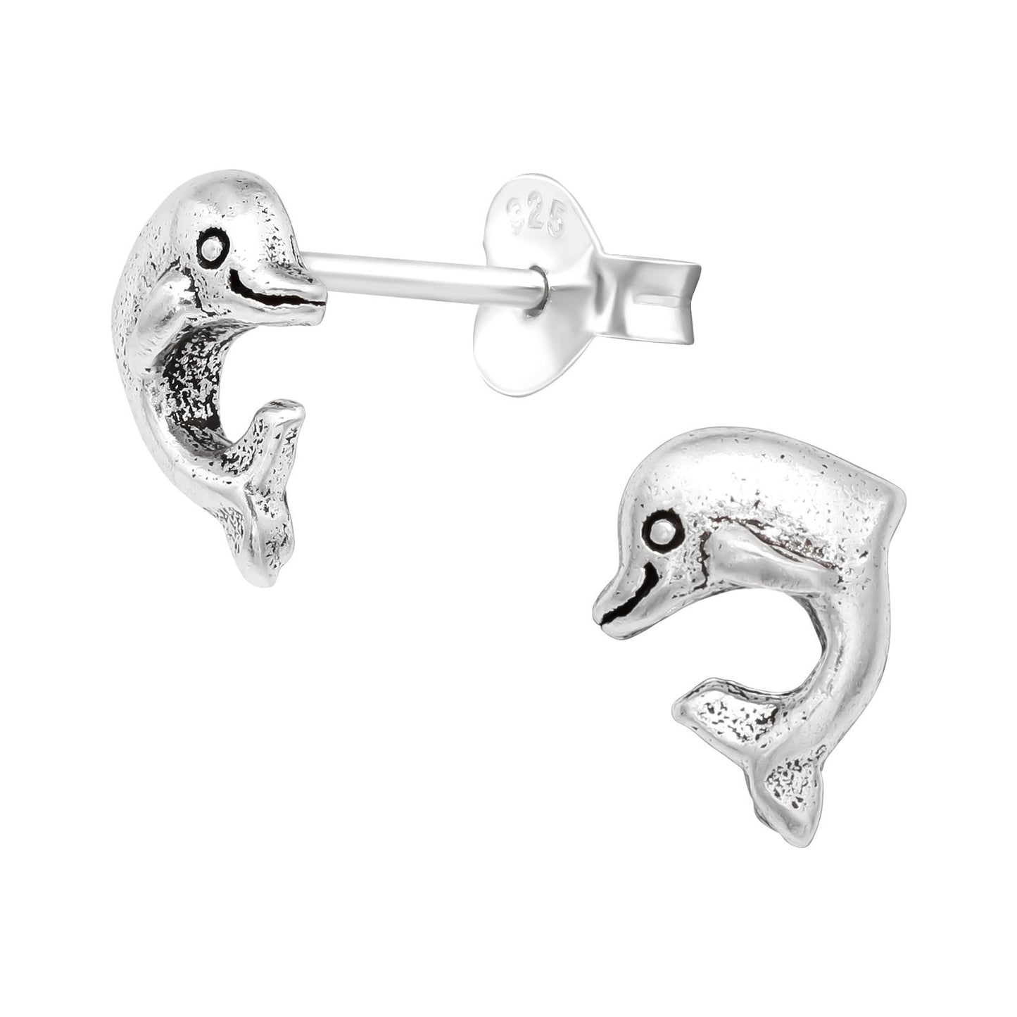 Kinder Ohrringe Delfin aus 925 Silber