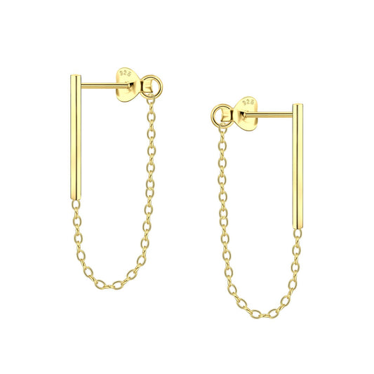 Kinder Ohrringe Stab aus 925 Silber