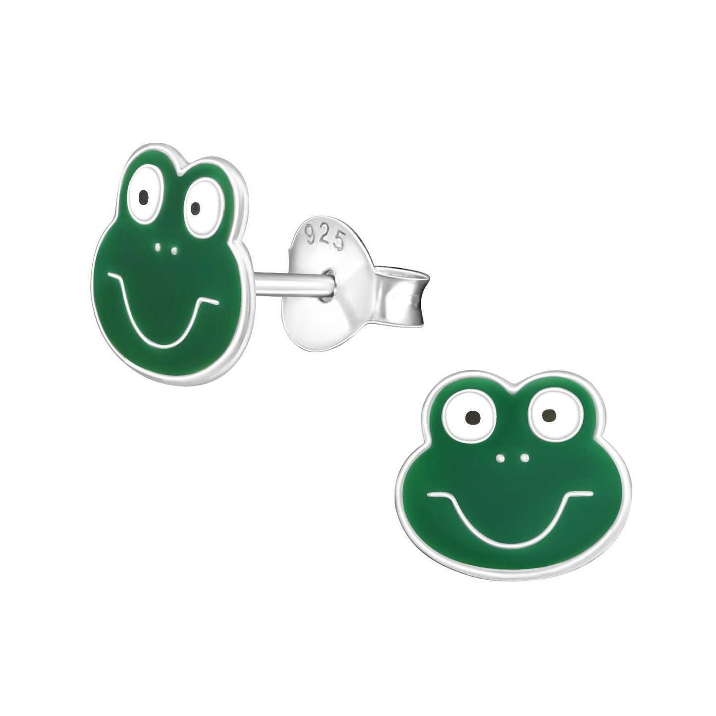 Kinder Ohrringe Frosch aus 925 Silber