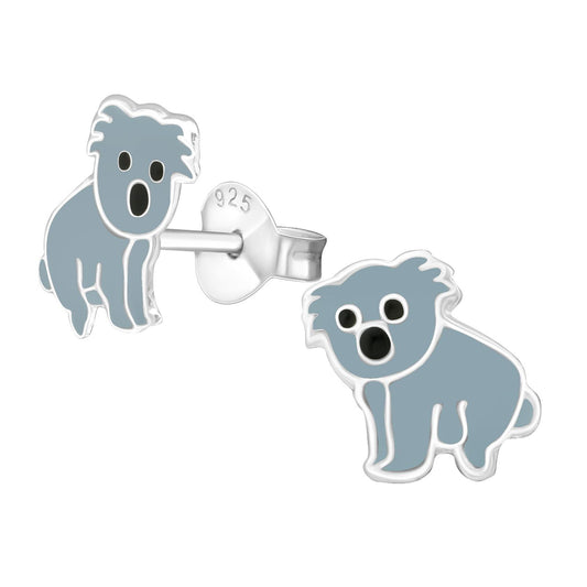 Kinder Ohrringe Koala aus 925 Silber
