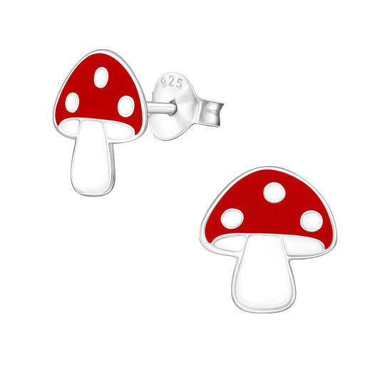 Kinder Ohrringe Pilz aus 925 Silber