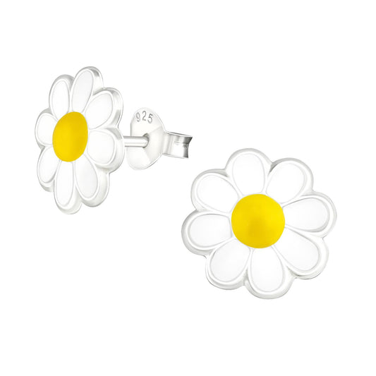 Mädchen Ohrringe Blume aus 925 Silber