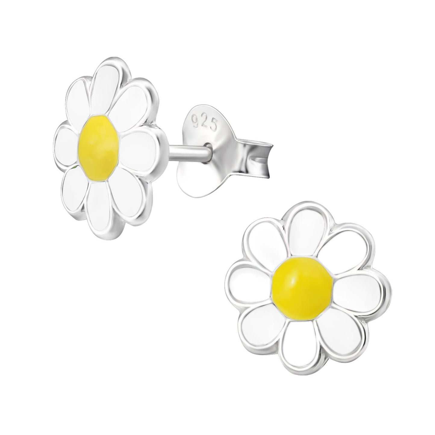 Mädchen Ohrringe Blumen aus 925 Silber