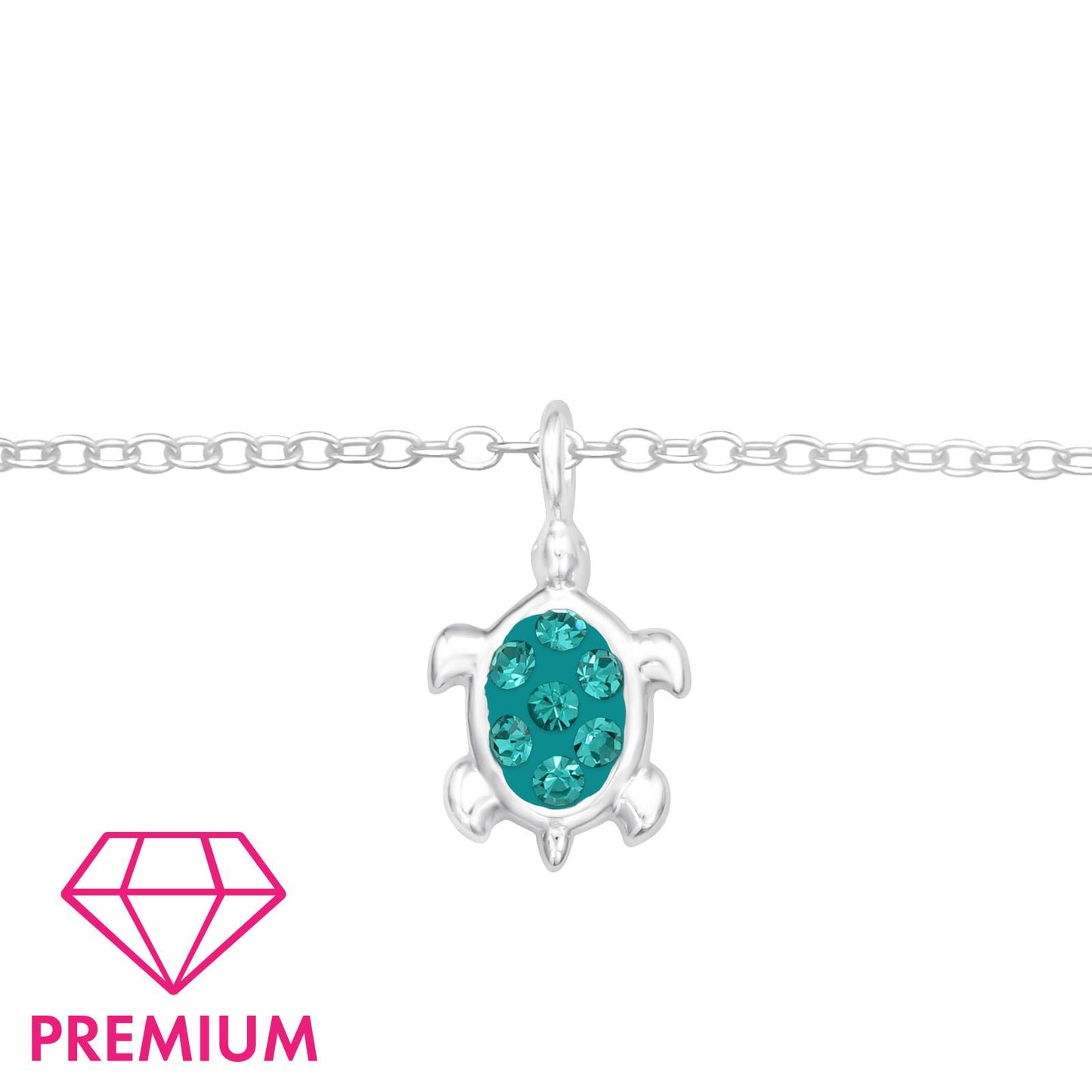 Kinder Armband Schildkröte aus 925 Silber