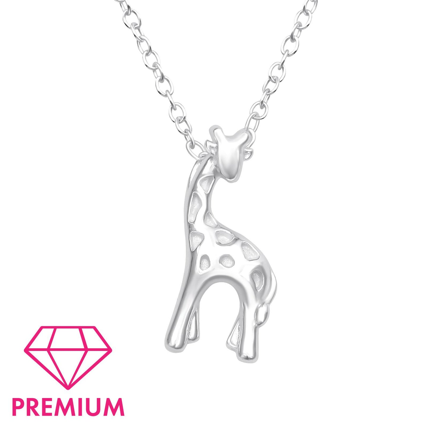 Kinder Halskette Giraffe aus 925 Silber
