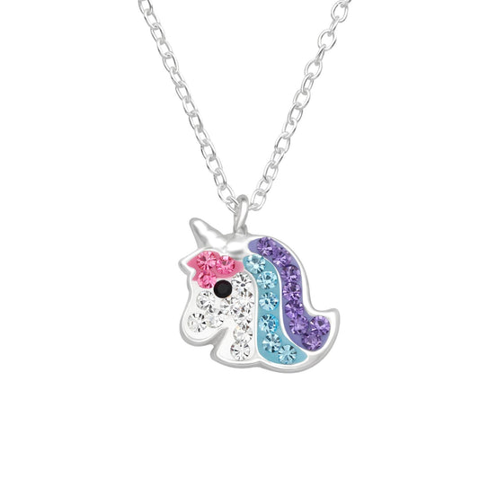 Children's Unicorn Necklace made of 925 Silver