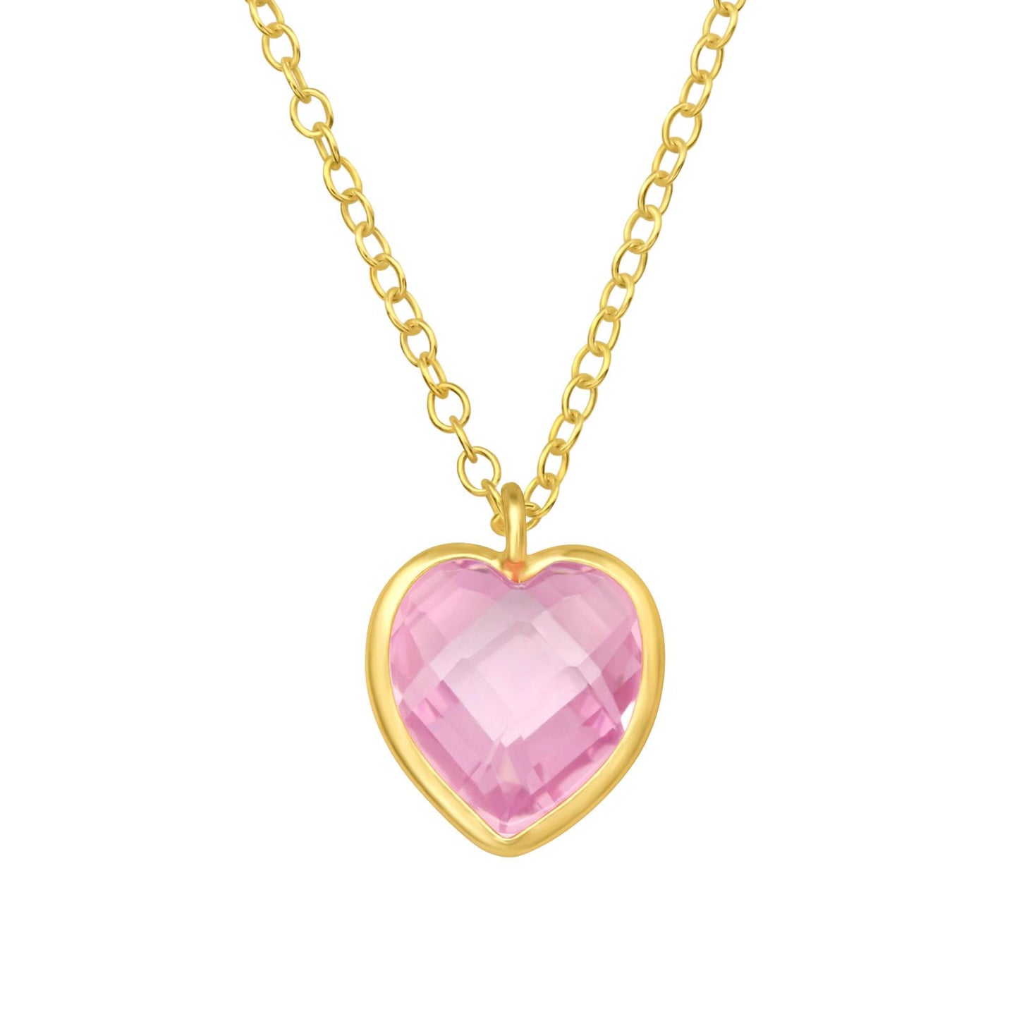 Kinder Halskette Herzen aus 925 Silber