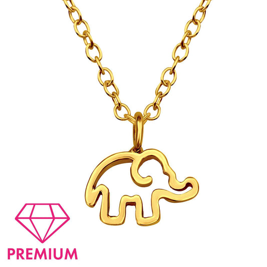 Kinder Halskette Elefant aus 925 Silber