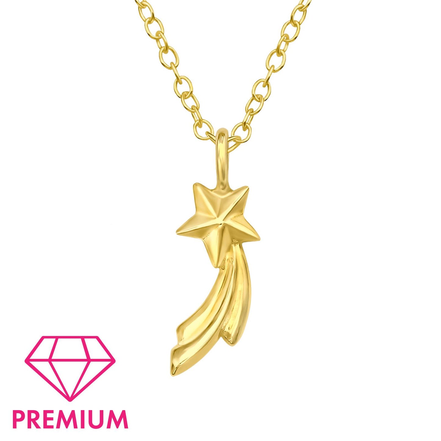 Kinder Halskette Sterne aus 925 Silber