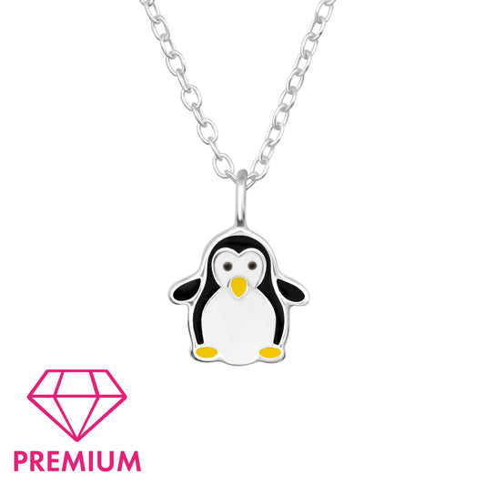 Kinder Halskette Pinguin aus 925 Silber