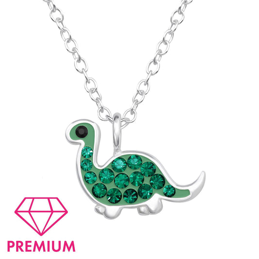 Kinder Halskette Dinosaurier aus 925 Silber