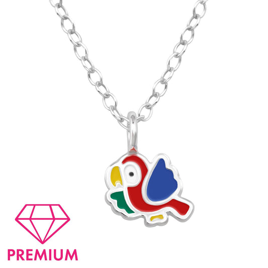 Kinder Halskette Vogel aus 925 Silber